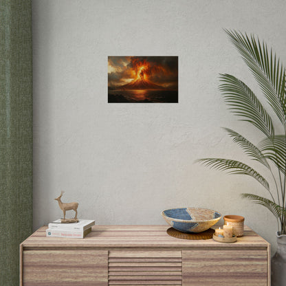 Volcanic Eruption Art - Premium Art Print