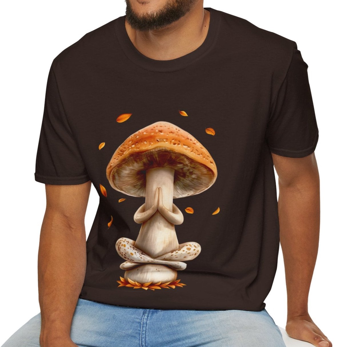 Mushroom Tranquility, Unisex Softstyle T-Shirt