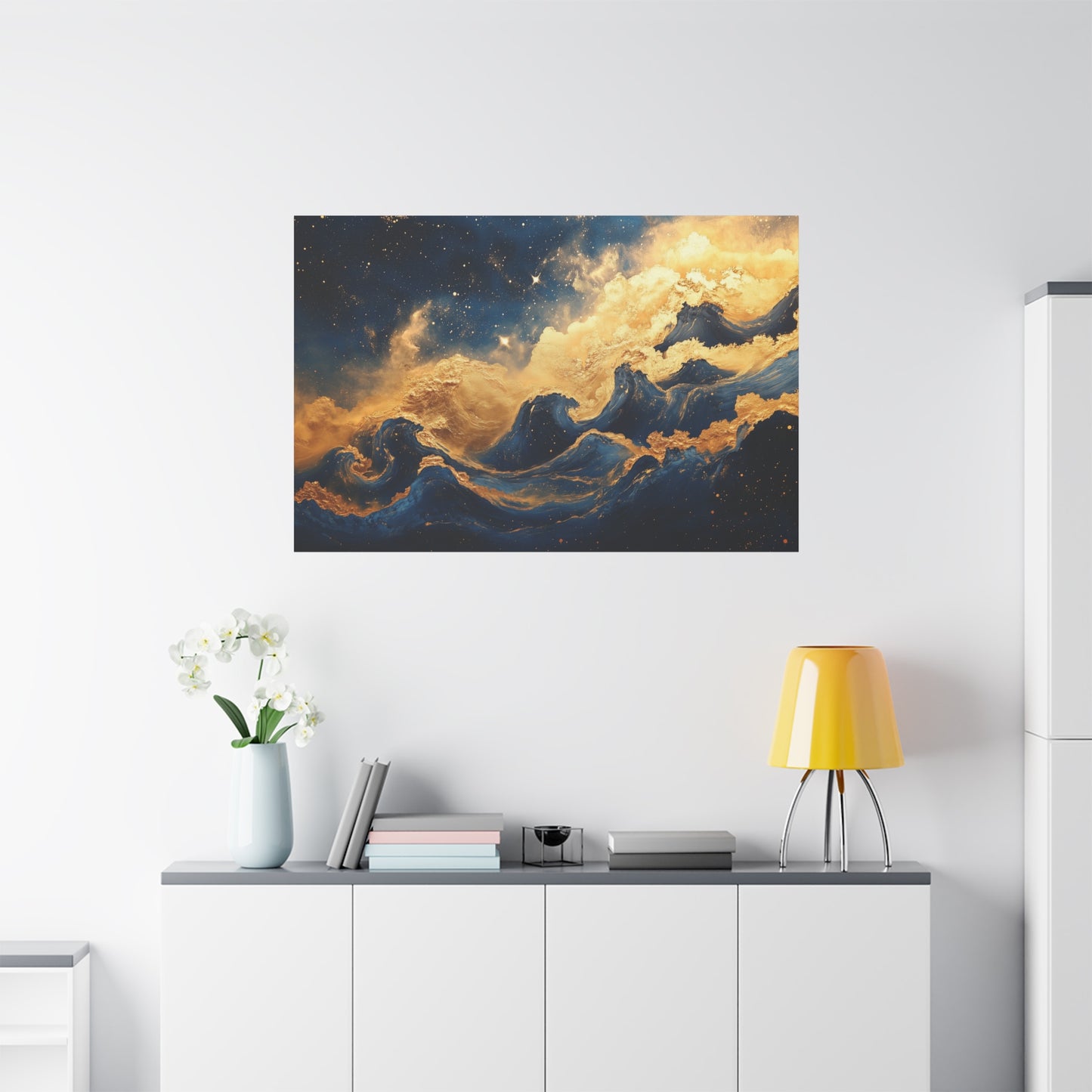 Gold Leaf Star Nursery - Canvas