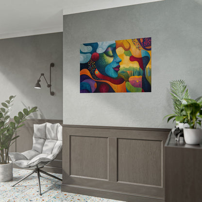 Abstract Mother Earth - Premium Art Print