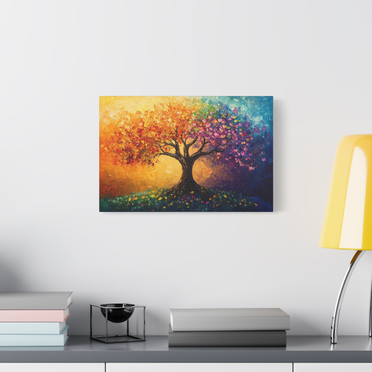 The Tree Of Colors Canvas Art