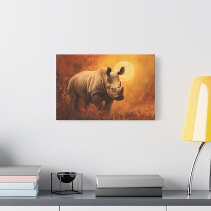 Rhino Nature Art - Canvas
