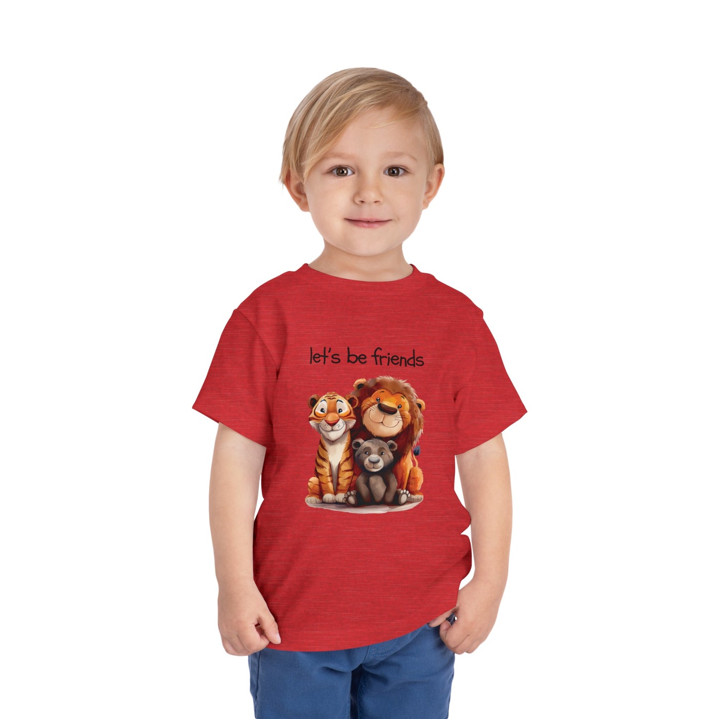 Let's Be Friends Toddler Cotton Tee