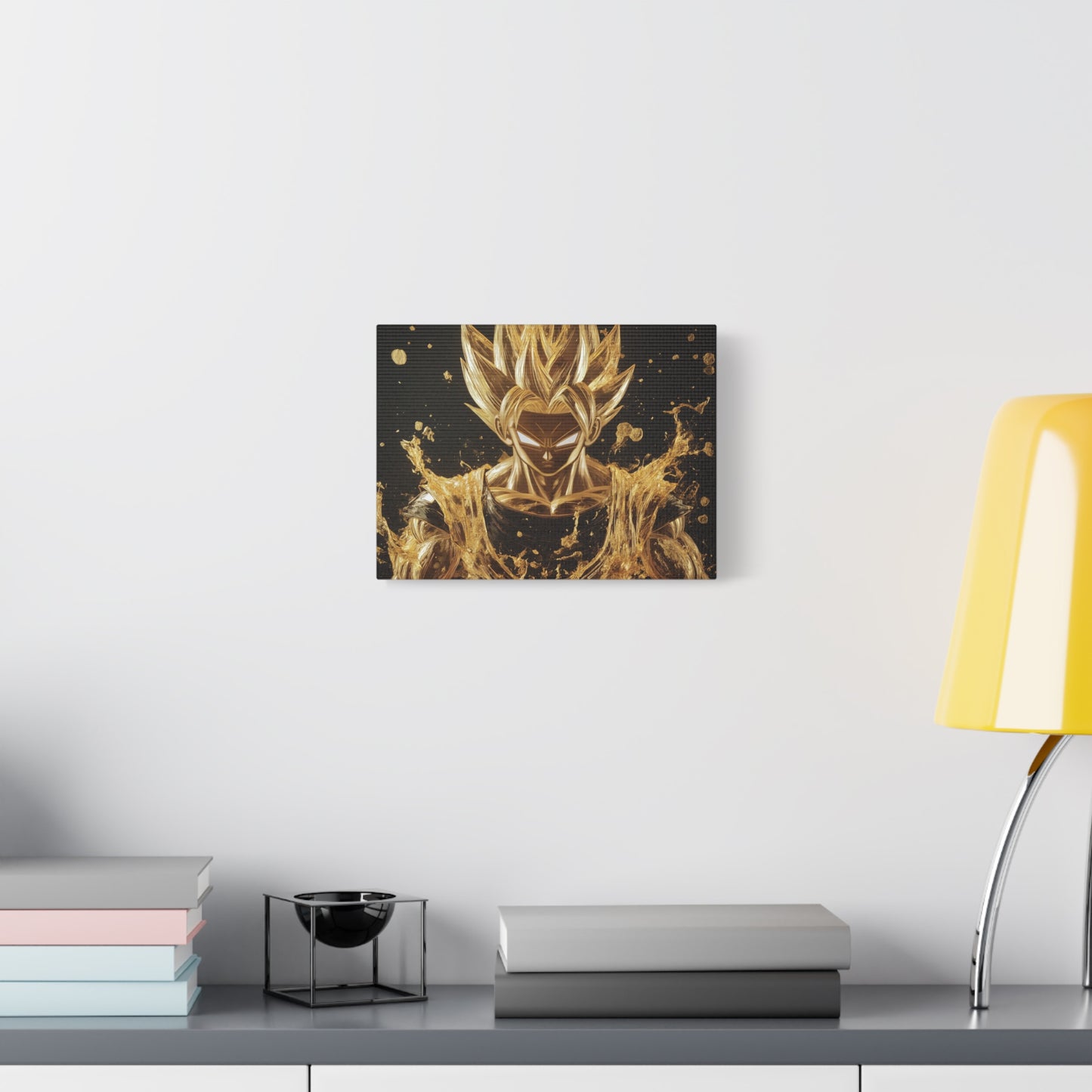 Gold Leaf Super Saiyan Art - Canvas