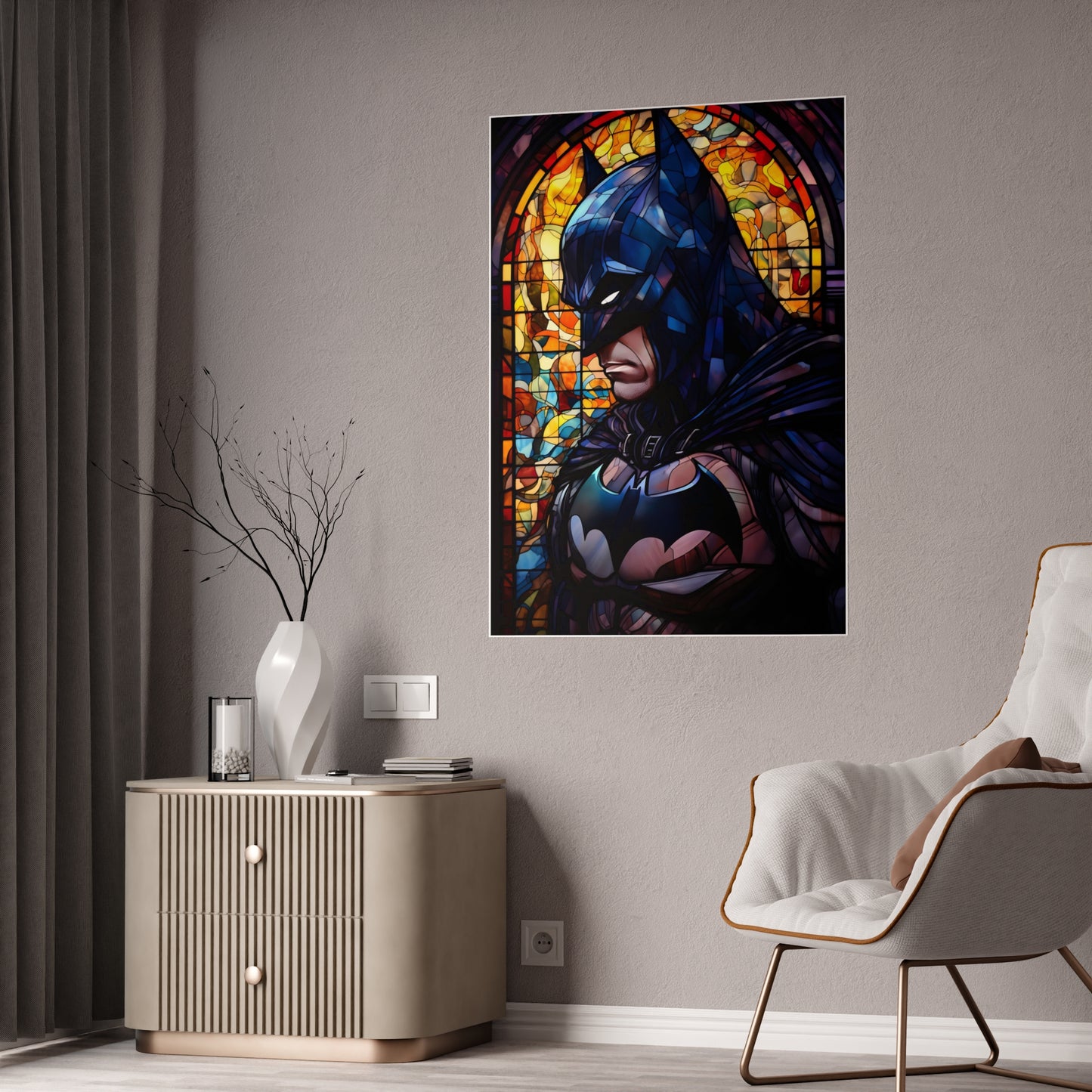 In The Bat We Trust Glossy Art Print