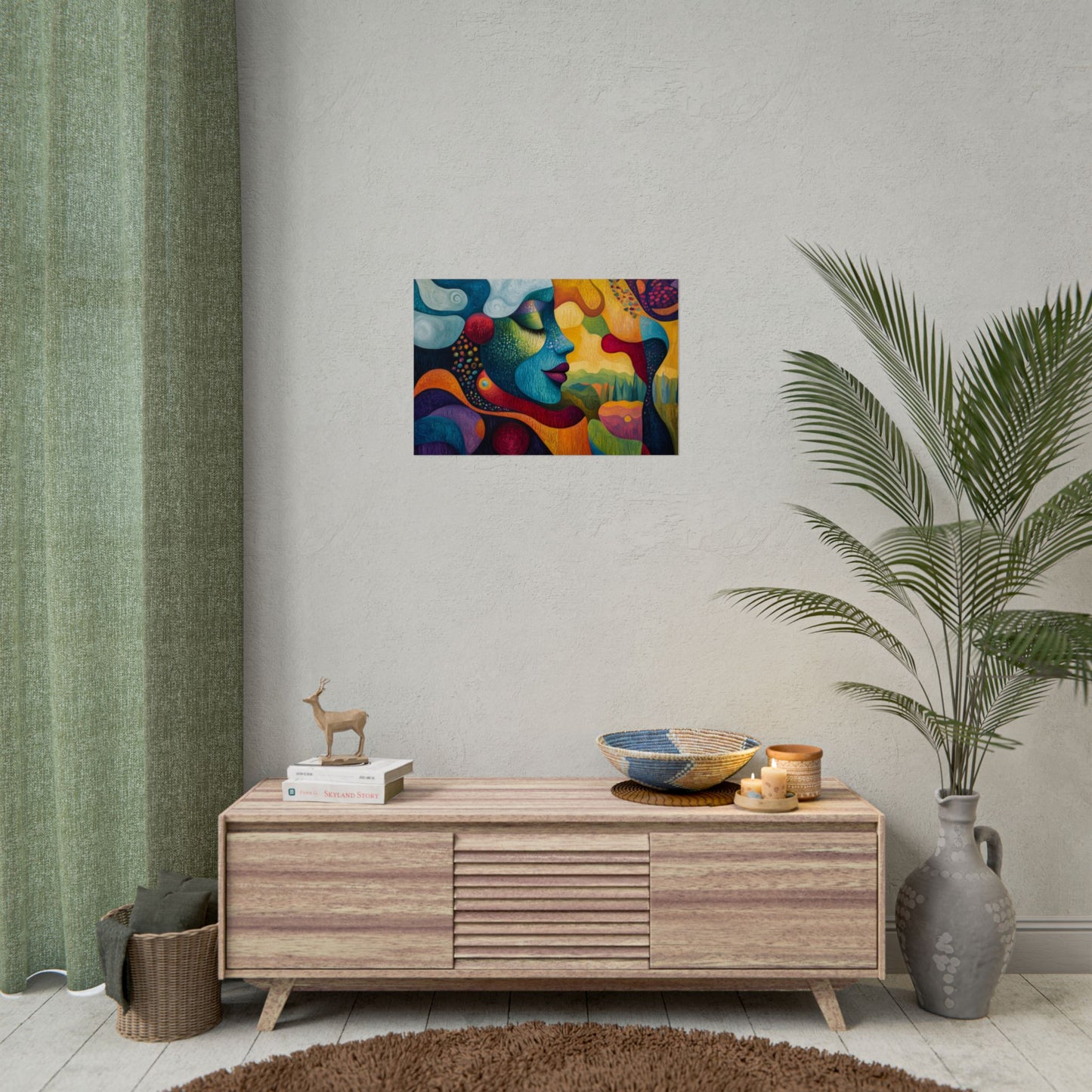 Abstract Mother Earth - Premium Art Print