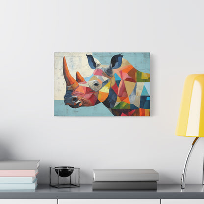 Abstract Rhino - Canvas