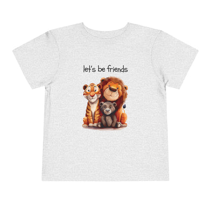 Let's Be Friends Toddler Cotton Tee