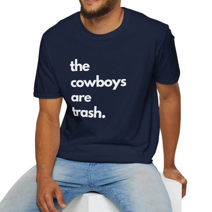 The Cowboys Are Trash, Smack Talk Unisex Multicolor Softstyle T-Shirt