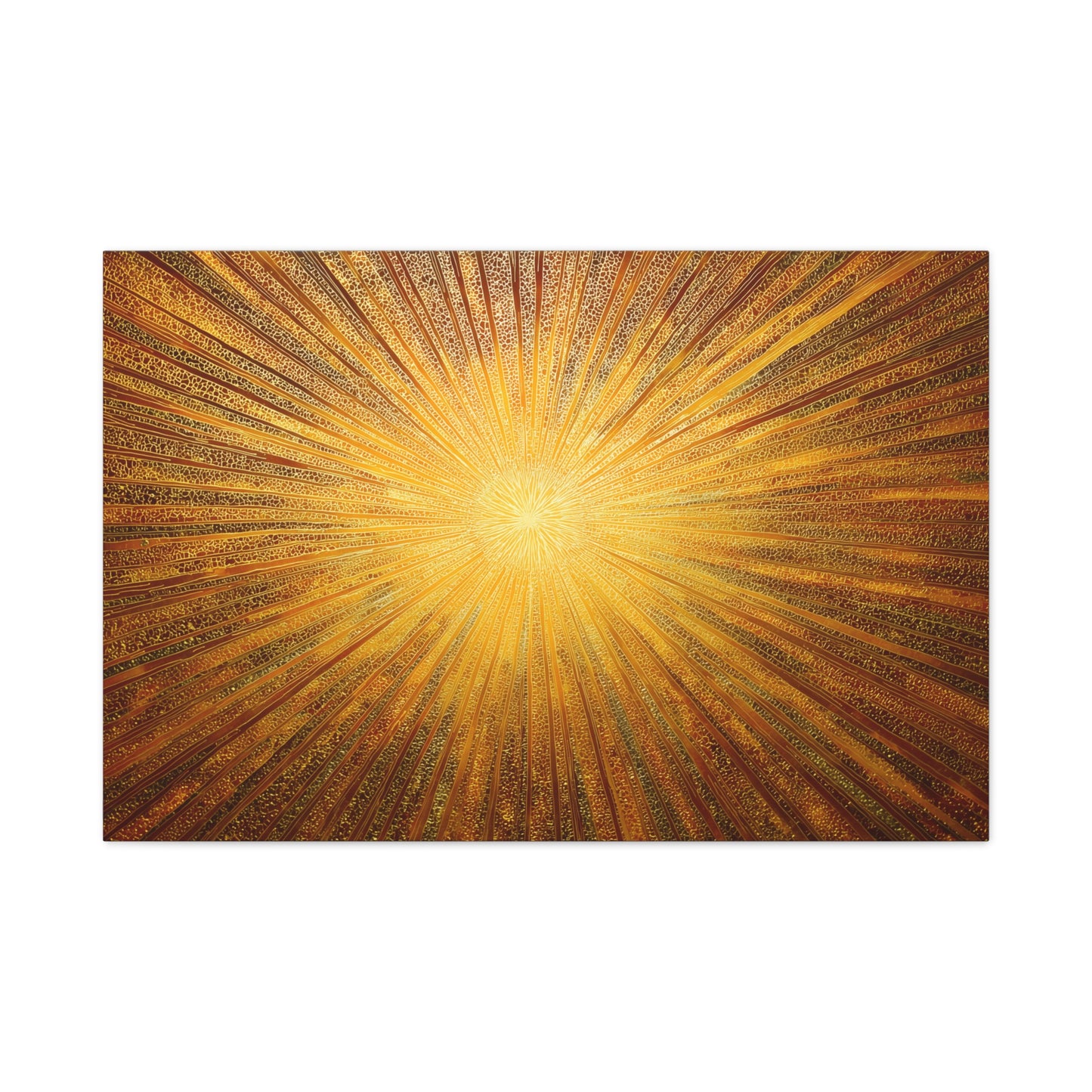 Abstract Sunrays Creativity Art - Canvas
