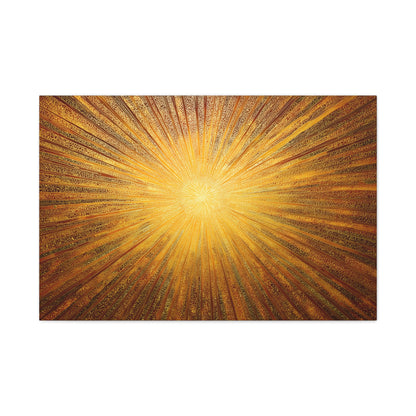 Abstract Sunrays Creativity Art - Canvas