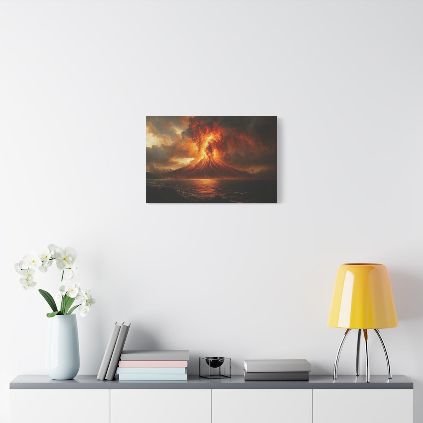 Volcanic Eruption Art - Canvas