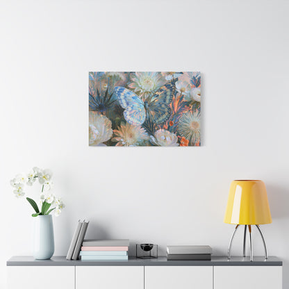 Butterfly Floral Art - Canvas
