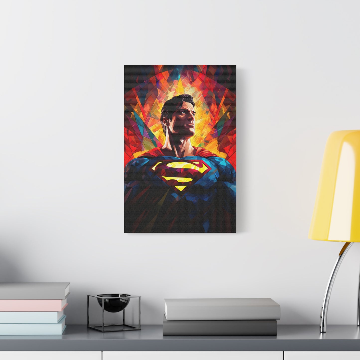 Man Of Steel Mosaic Canvas