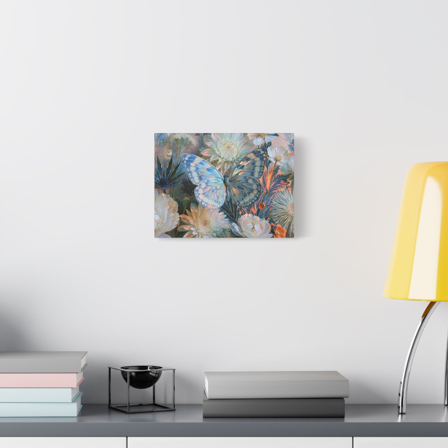 Butterfly Floral Art - Canvas