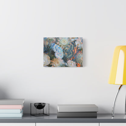 Butterfly Floral Art - Canvas