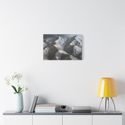 Snowy Mountain Peaks - Canvas