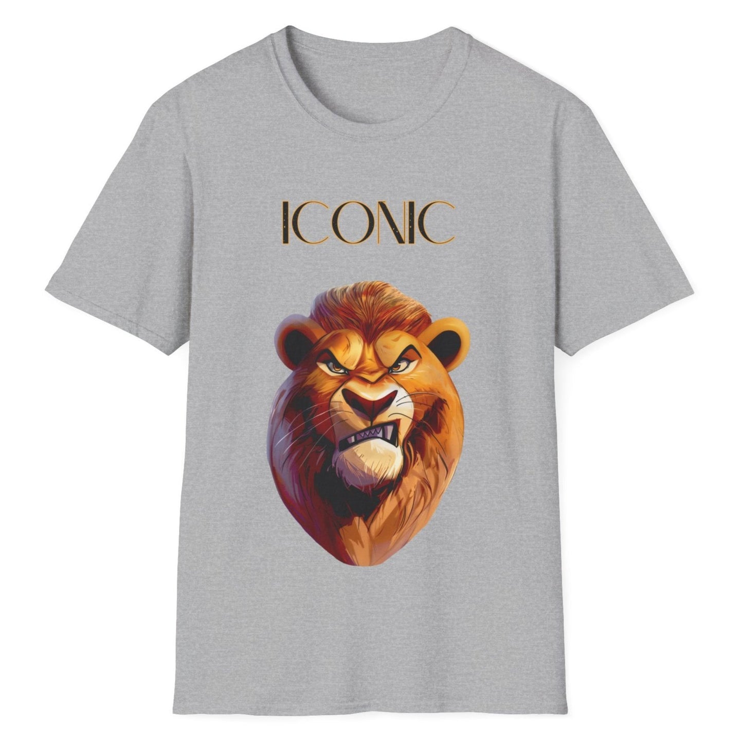 Iconic Lion, Unisex Softstyle T-Shirt