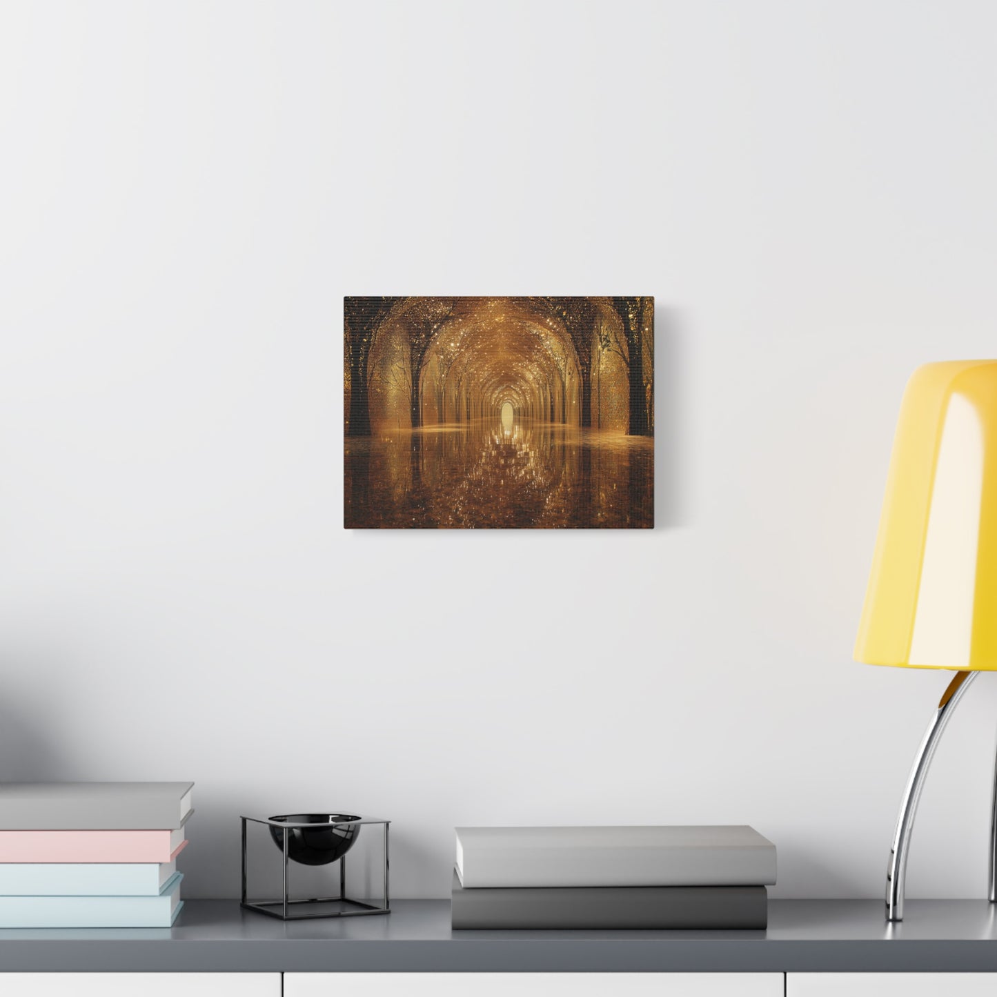Enchanting Golden Path Art - Canvas