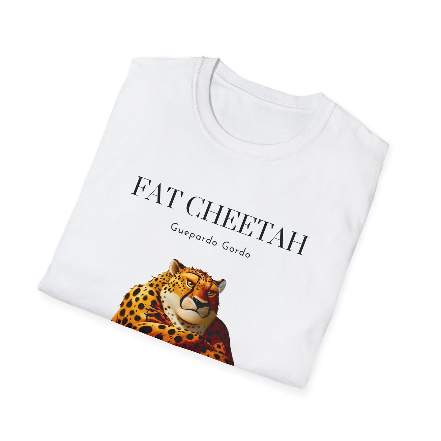 Fat Cheetah Guepardo Gordo, Unisex Softstyle T-Shirt