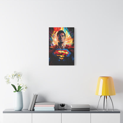 Earth's Adopted Krypton Son Canvas