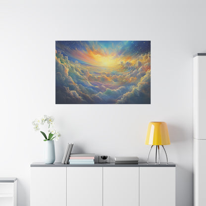 Serene Colorful Sky Art - Canvas