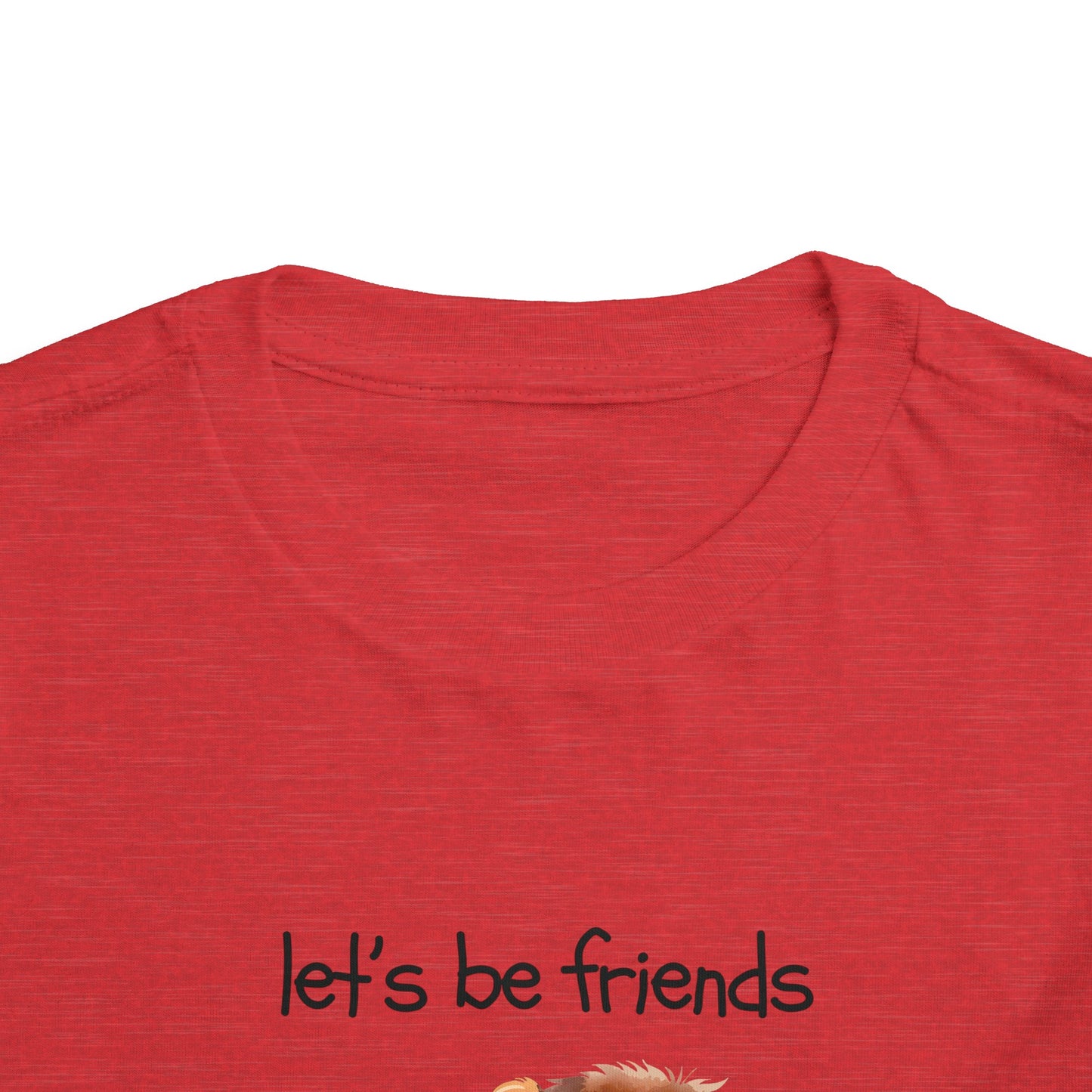 Let's Be Friends Toddler Cotton Tee