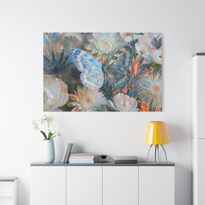 Butterfly Floral Art - Canvas