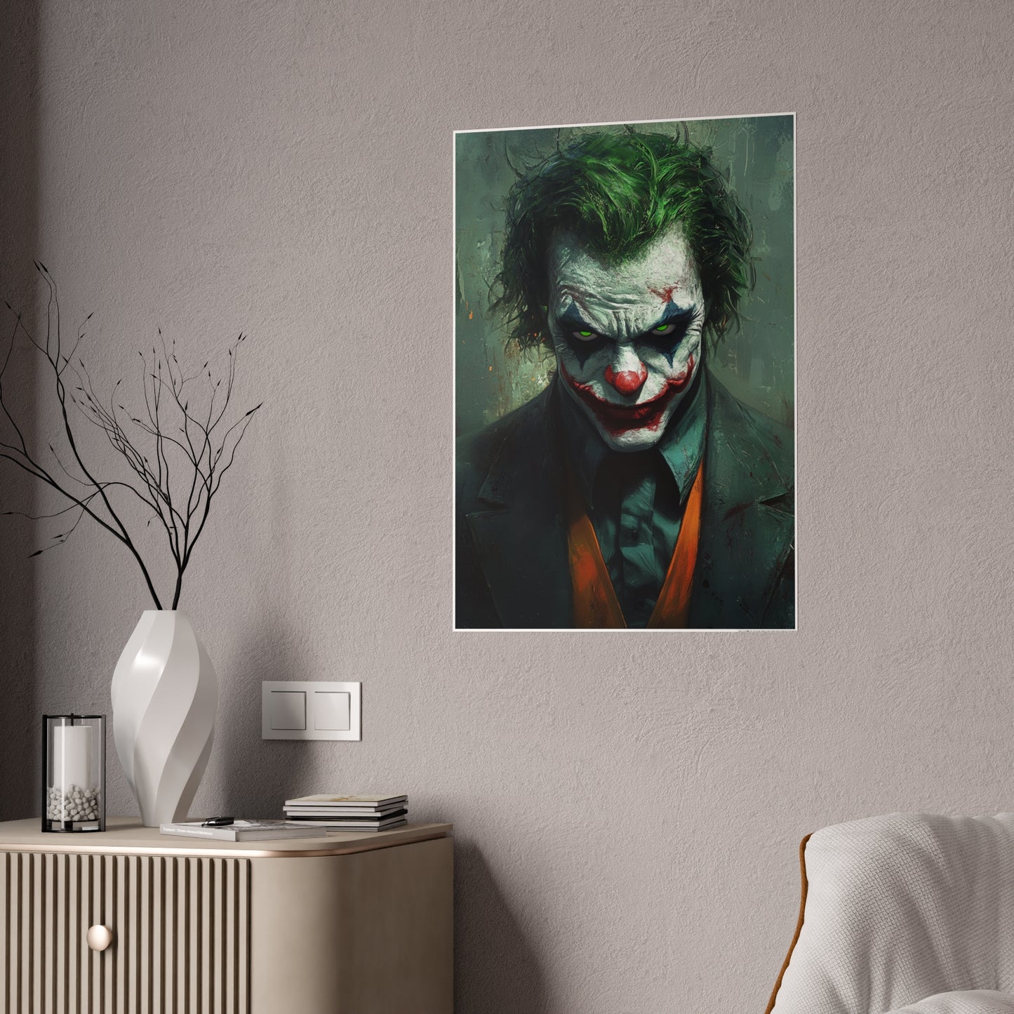 Why So Serious High-Gloss Art Print