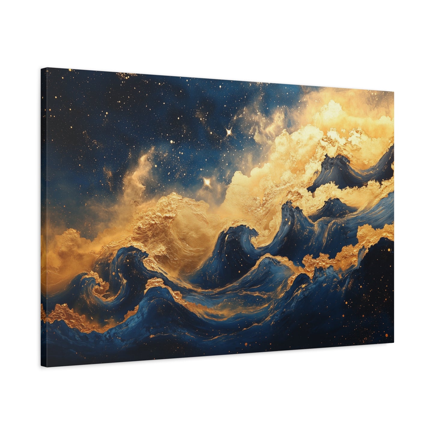 Gold Leaf Star Nursery - Canvas