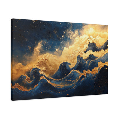 Gold Leaf Star Nursery - Canvas