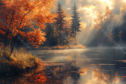 Autumn Peace Canvas Art