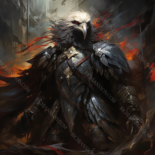 Eagle Battle Champion - Framed