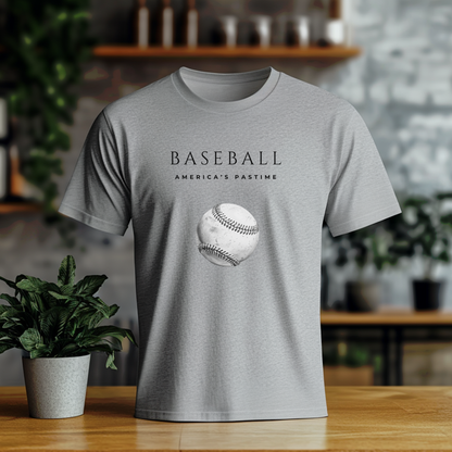 Baseball An American Pastime, Unisex Softstyle T-Shirt