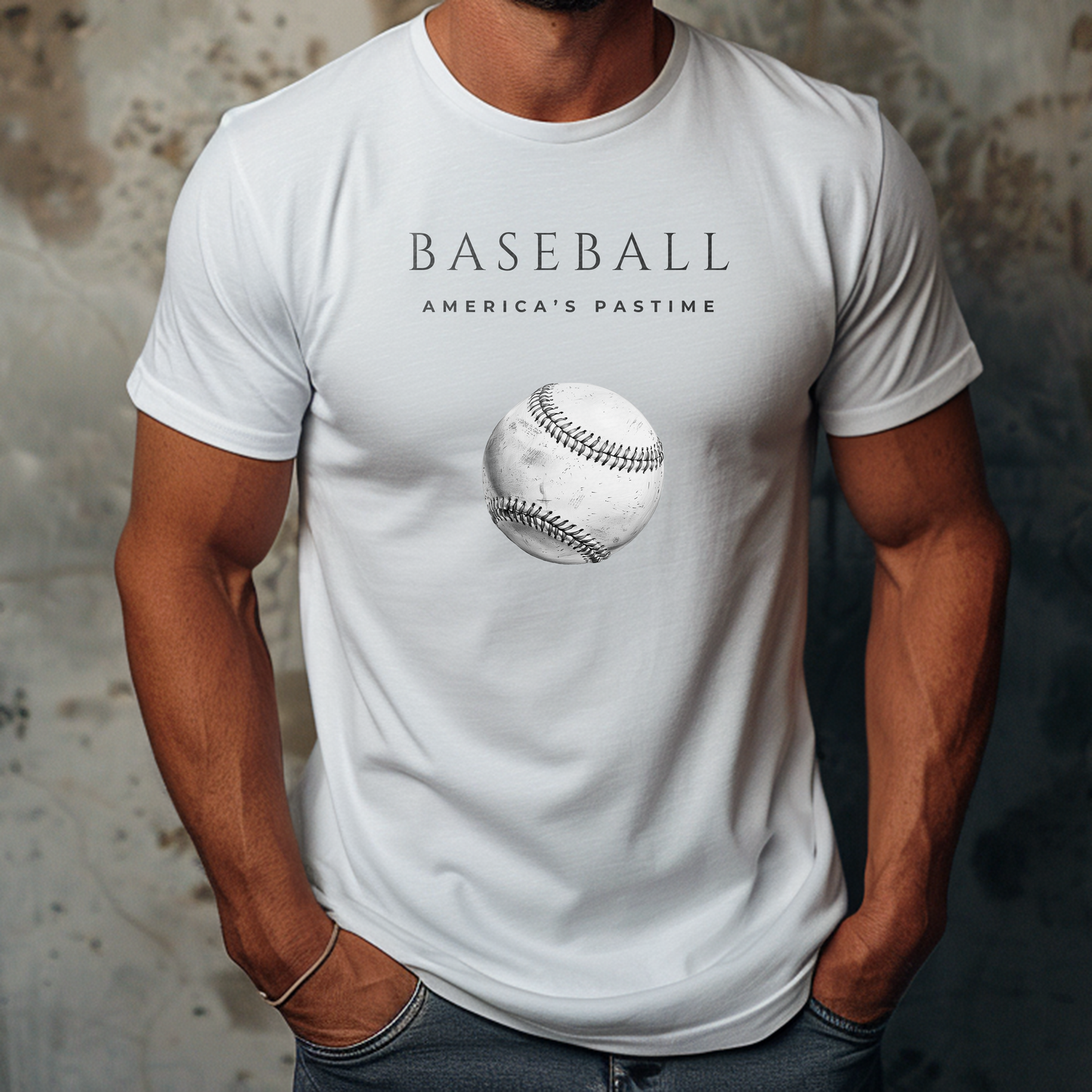 Baseball An American Pastime, Unisex Softstyle T-Shirt