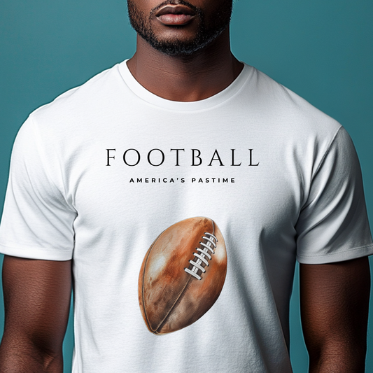 Football, America's Pastime, Softstyle Unisex T-Shirt