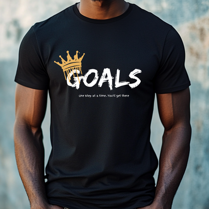 Goals, One Step At A Time, Unisex Softstyle T-Shirt