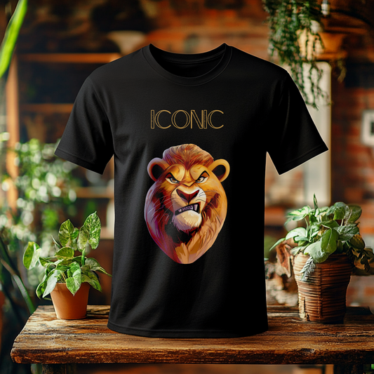 Iconic Lion, Unisex Softstyle T-Shirt