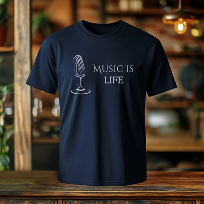 Music Is Life, Unisex Softstyle T-Shirt