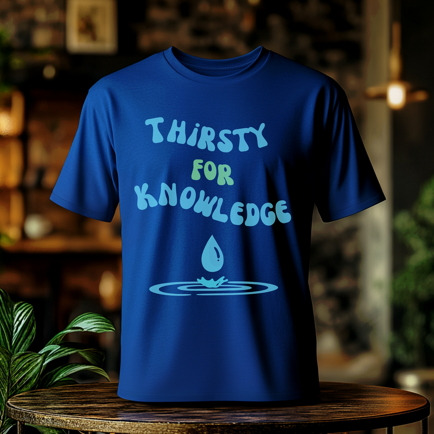 Thirsty For Knowledge, Unisex Softstyle T-Shirt