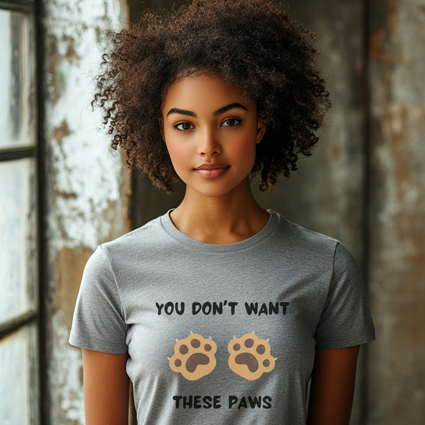 You Don't Want These Paws, Novelty Unisex Softstyle T-Shirt