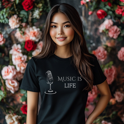 Music Is Life, Unisex Softstyle T-Shirt